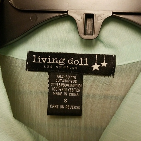New without tags Living Doll blouse size small - Picture 4 of 6